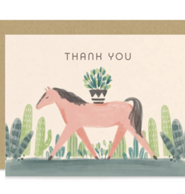 Wild Mustang Thank You Card