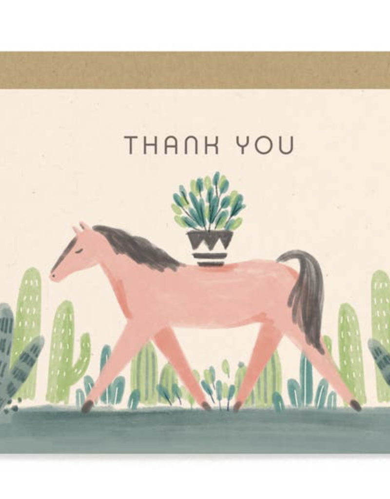 Wild Mustang Thank You Card