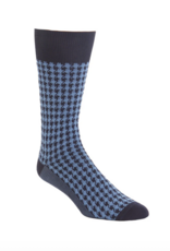 Dapper Classics Azure Navy Houndstooth