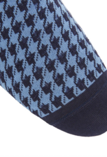 Dapper Classics Azure Navy Houndstooth