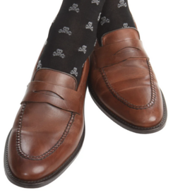 Dapper Classics Black w/ Steel Skull Crossbones