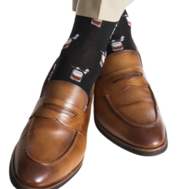 Dapper Classics Black w/ Whiskey Bourbon and Cigar