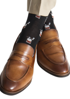 Dapper Classics Black w/ Whiskey Bourbon and Cigar