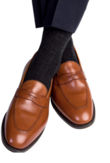 Dapper Classics Charcoal Solid Ribbed