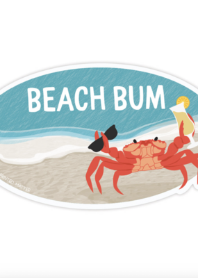 Modern Printed Matter Beach Bum Sticker