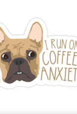 Modern Printed Matter Coffee + Anxiety Sticker