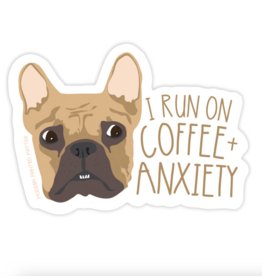 Modern Printed Matter Coffee + Anxiety Sticker