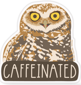 Modern Printed Matter Caffeinated Sticker