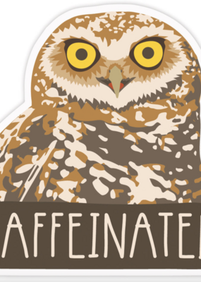 Modern Printed Matter Caffeinated Sticker