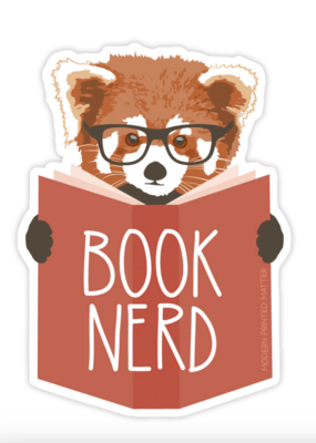 Modern Printed Matter Book Nerd Sticker