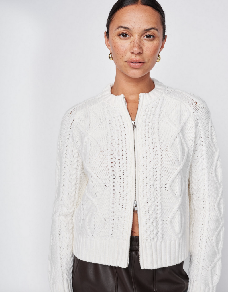 Stateside Cable Zip Up Popover