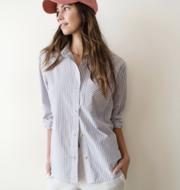 Marine Layer Jane Relaxed Shirt in Cali Poplin
