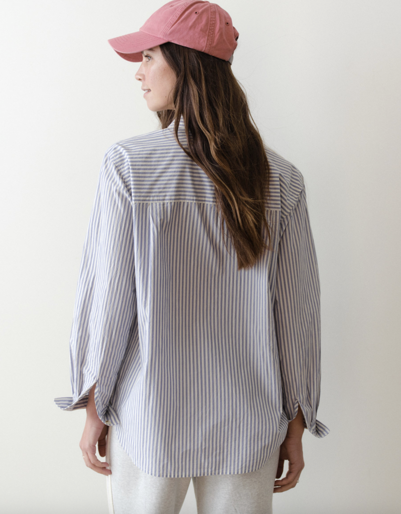Marine Layer Jane Relaxed Shirt in Cali Poplin