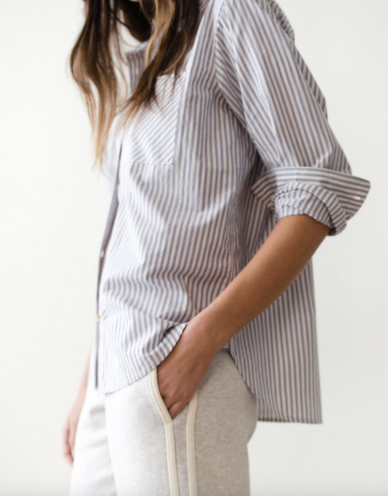 Marine Layer Jane Relaxed Shirt in Cali Poplin