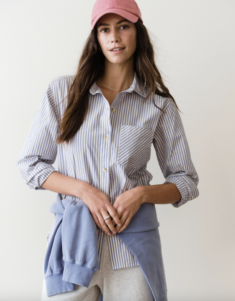 Marine Layer Jane Relaxed Shirt in Cali Poplin