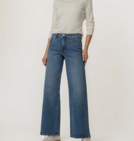 Kut from the Kloth Maya High Rise Fab Ab Wide Leg Reg Hem