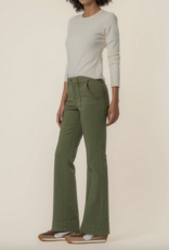 Kut from the Kloth Stella High Rise Fab Ab Flare Pin Tuck
