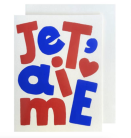 The Social Type Je T'aime Love Card