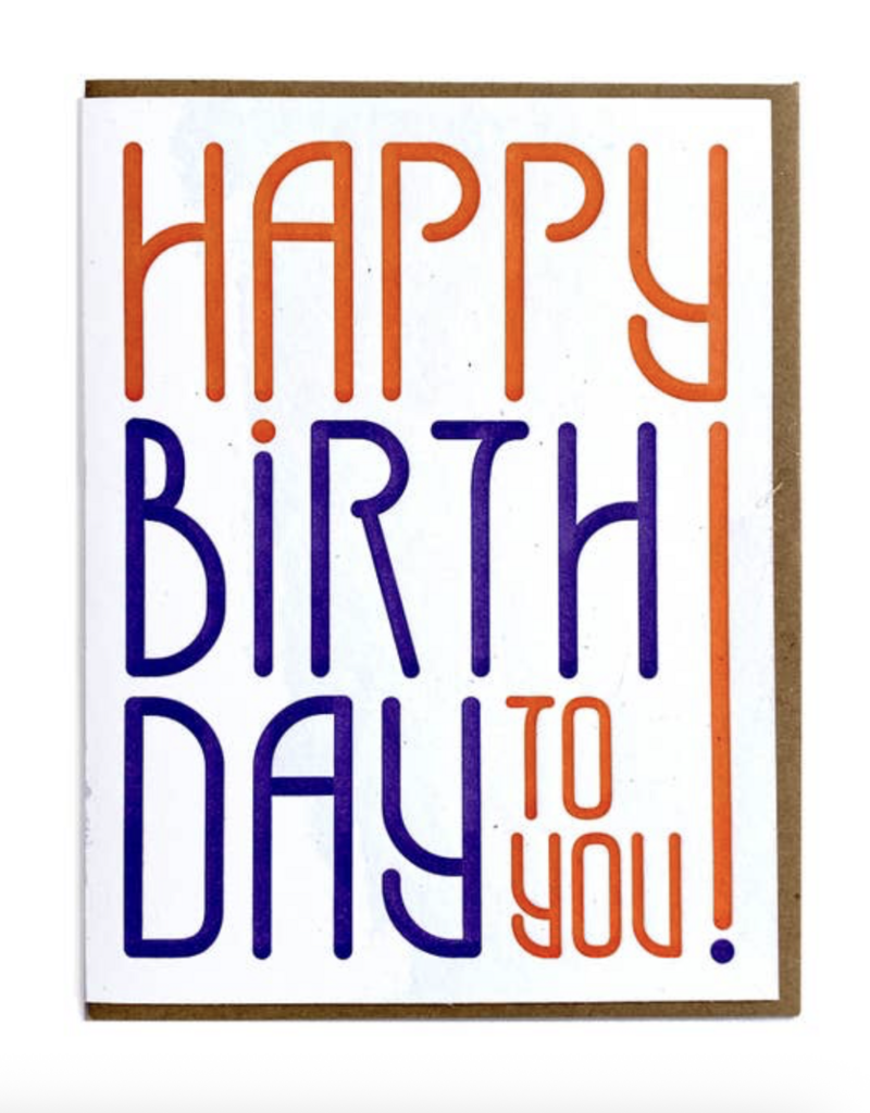 Lady Pilot Letterpress Art Deco Birthday Card