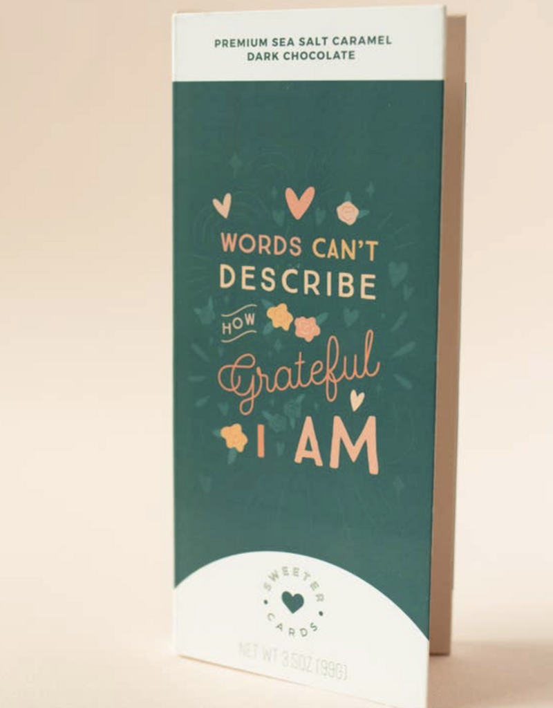 Sweeter Cards Grateful Card w/ Choco Bar