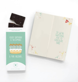 Sweeter Cards You're a Fire Hazard Card w/ Choco Bar
