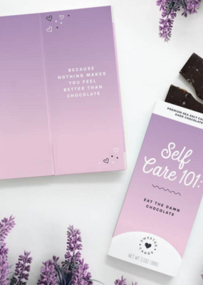 Sweeter Cards Self Care 101 Eat the Damn Chocolate