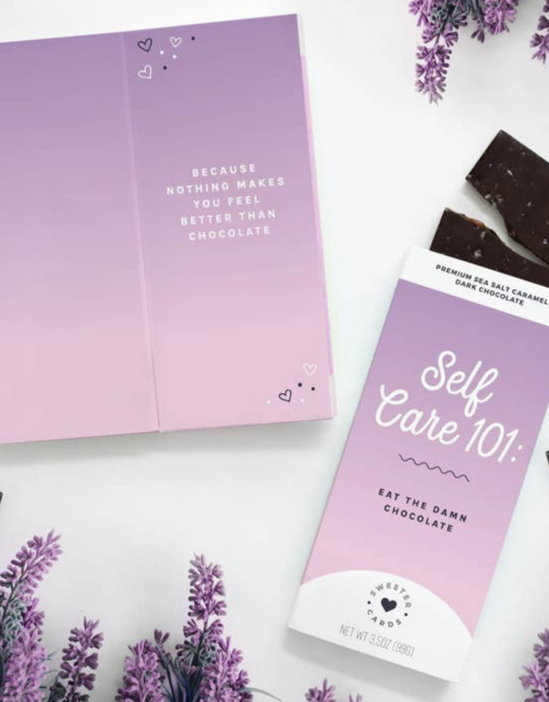 Sweeter Cards Self Care 101 Eat the Damn Chocolate