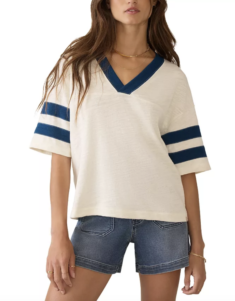 Faherty Sunwashed Slub Varsity Tee