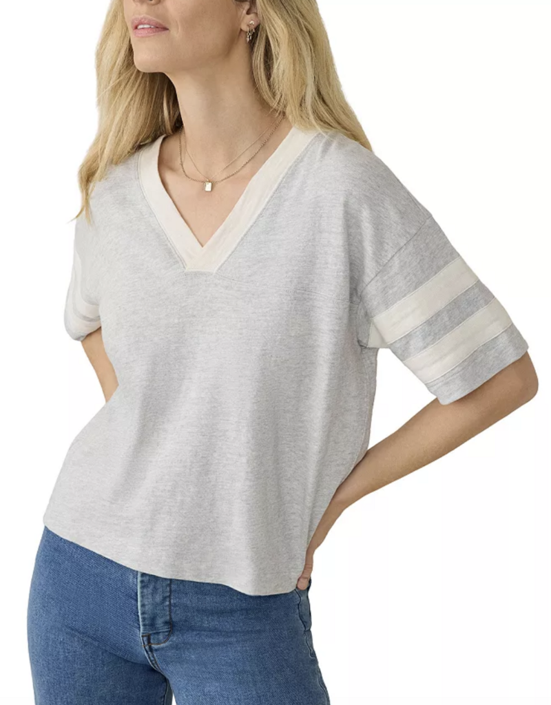 Faherty Sunwashed Slub Varsity Tee