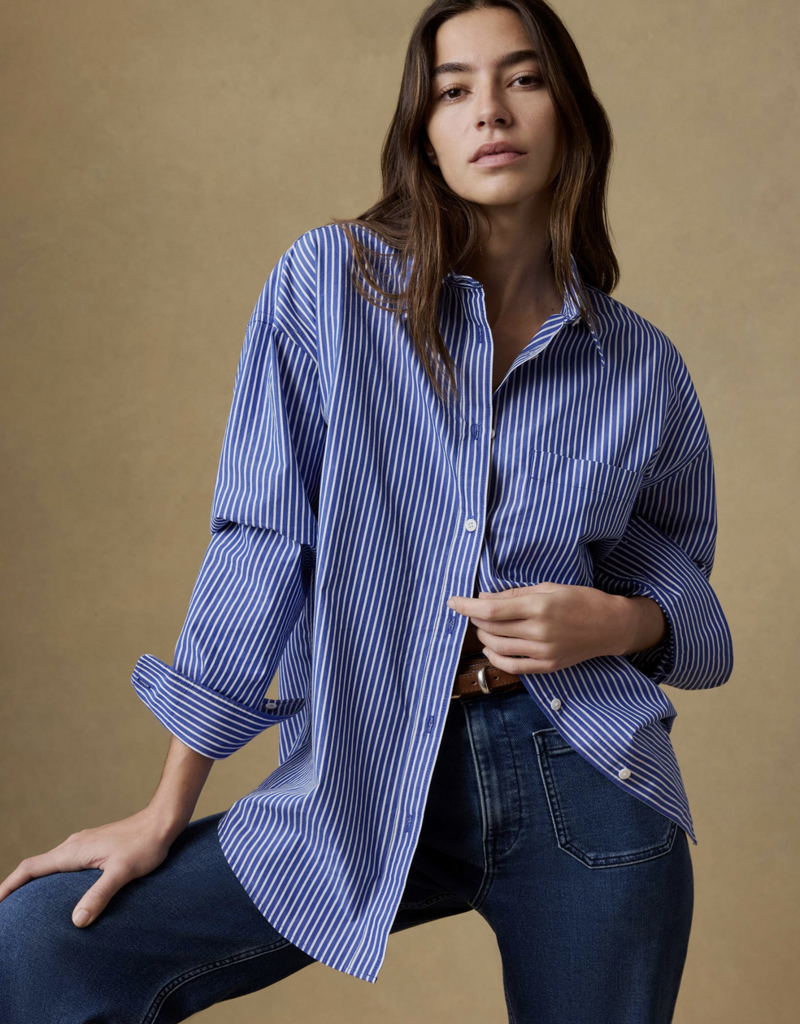 Faherty Coastal Poplin Relaxed Shirt