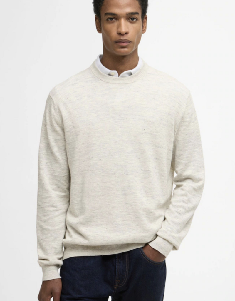 Barbour Flaxby Linen Blend Crew