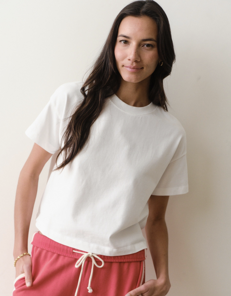 Marine Layer Luxe Sueded Crew Tee