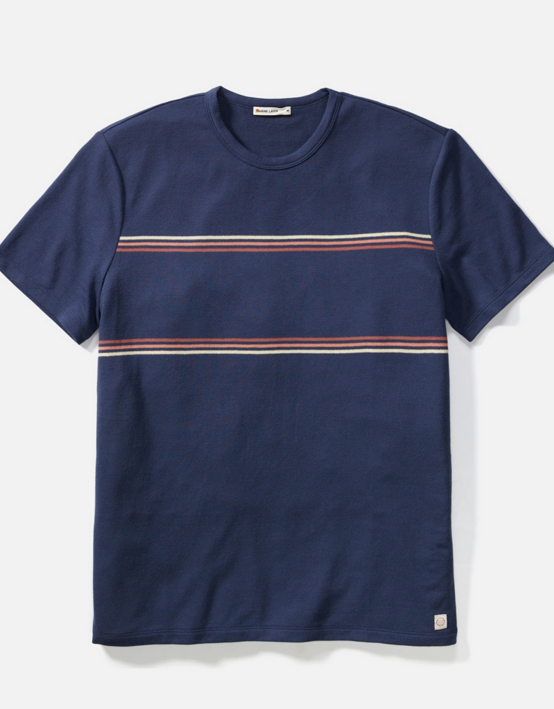 Marine Layer Signature Jacquard Crew Tee