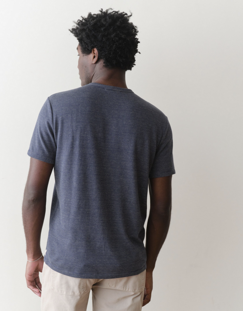 Marine Layer Signature Jacquard Crew Tee
