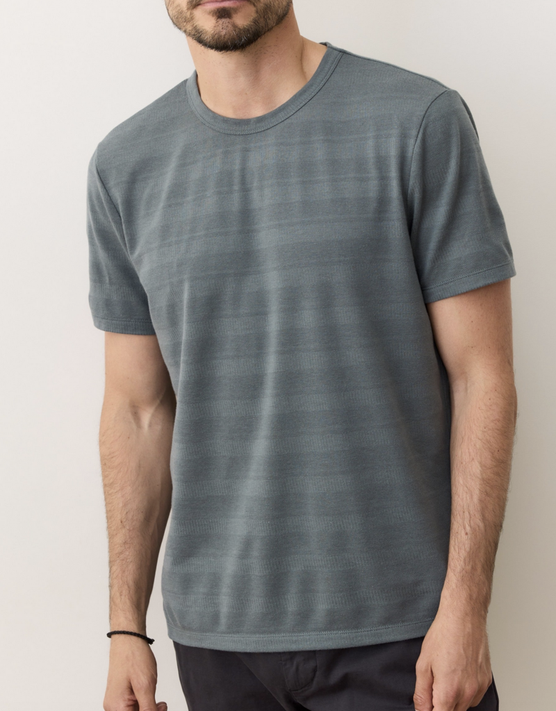 Marine Layer Signature Jacquard Crew Tee