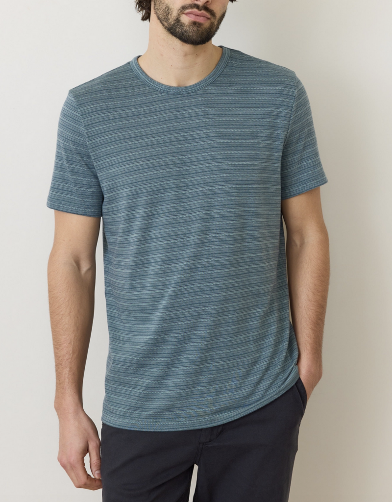 Marine Layer Signature Jacquard Crew Tee