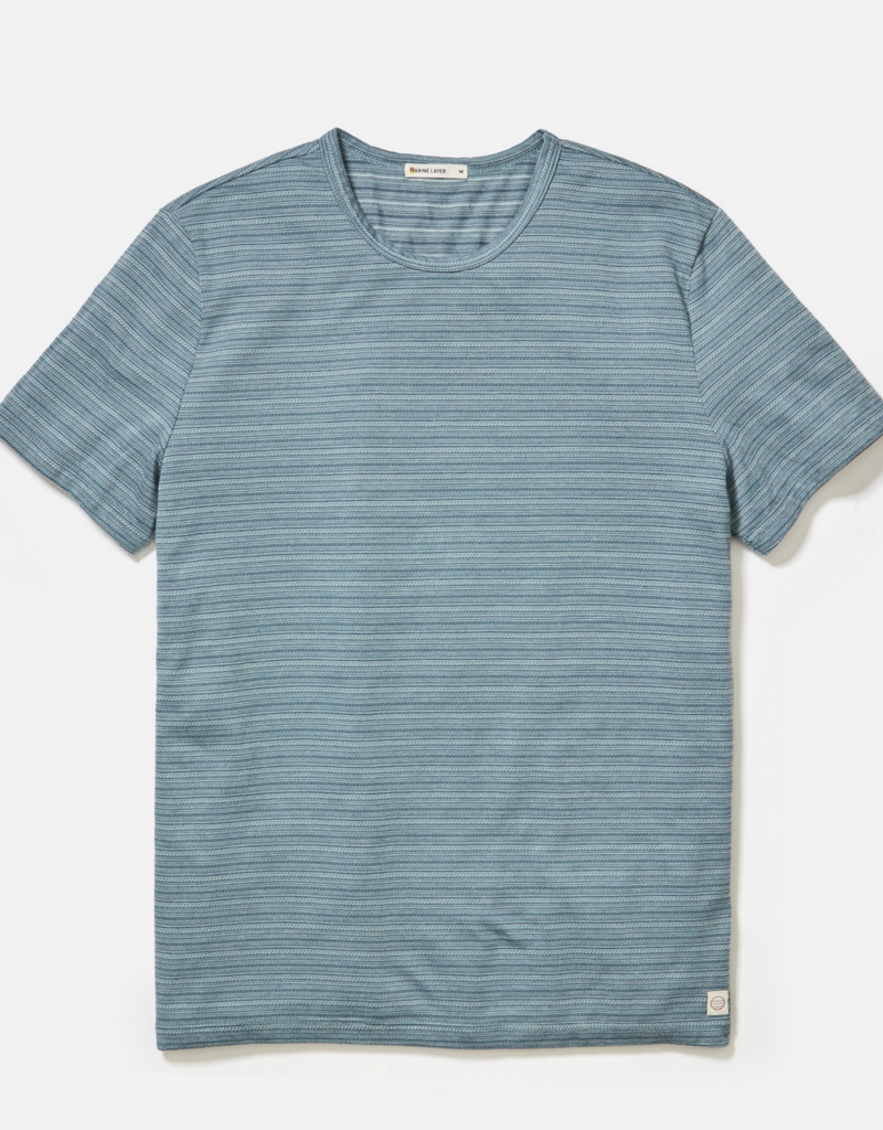 Marine Layer Signature Jacquard Crew Tee