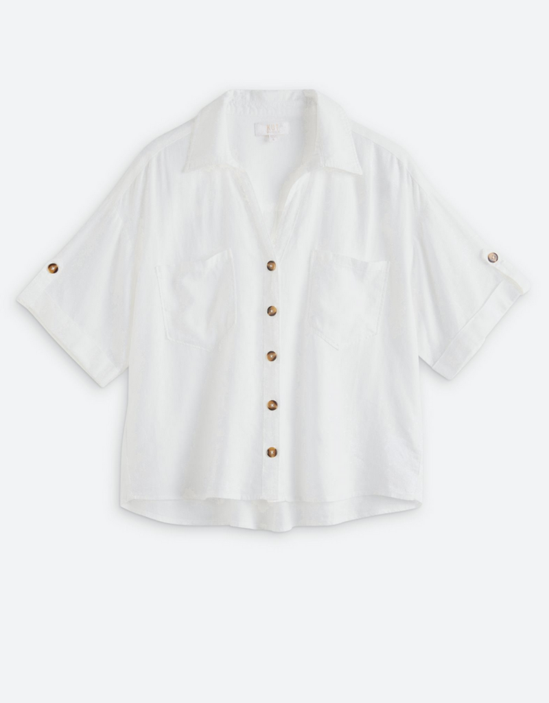 Kut from the Kloth Brianna Boxy Button Front