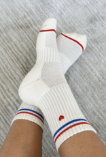 Le Bon Shoppe Embroidered Boyfriend Socks