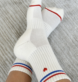 Le Bon Shoppe Embroidered Boyfriend Socks