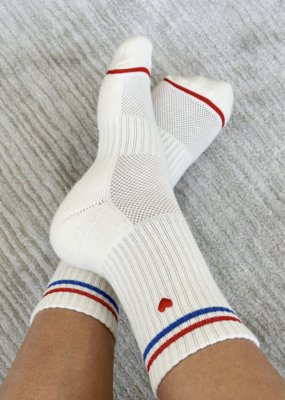 Le Bon Shoppe Embroidered Boyfriend Socks