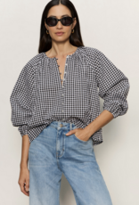 Sanctuary Perfect Gingham Button Blouse