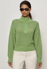 Sanctuary Open Knit 1/2 Zip Sweater