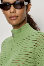 Sanctuary Open Knit 1/2 Zip Sweater