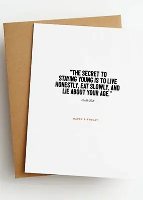 Skel & Co Lucille Ball Quote Card