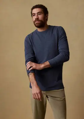 Faherty Sunwashed Slub Crew