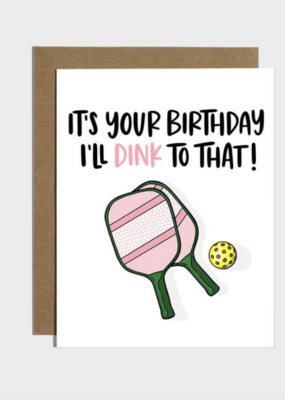 Brittany Paige Pickleball Birthday Card