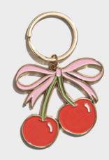 Brittany Paige Cherries Enamel Keychain