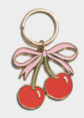 Brittany Paige Cherries Enamel Keychain