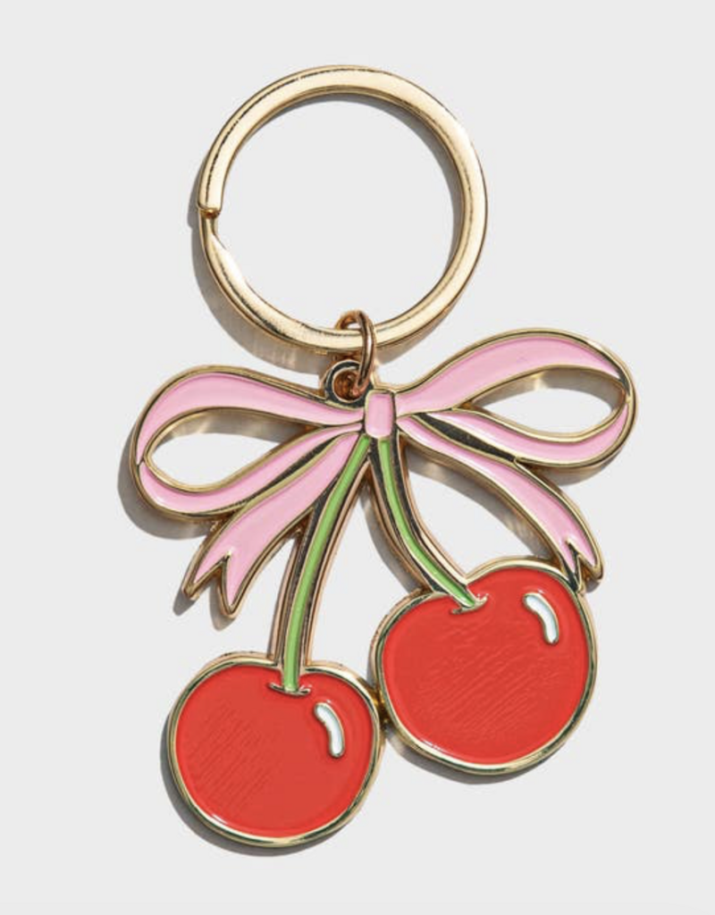 Brittany Paige Cherries Enamel Keychain